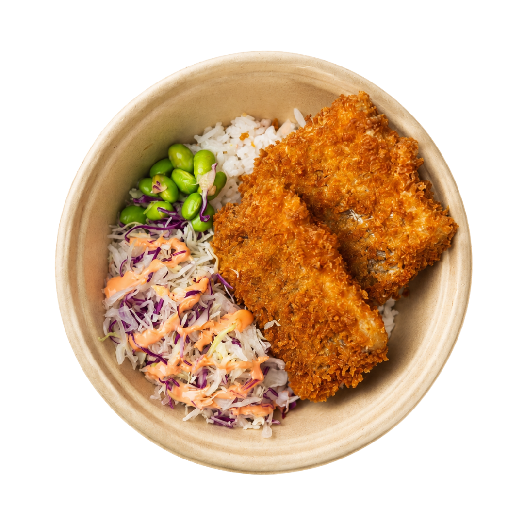 Alaskan Pollock Katsu Rice Bowl