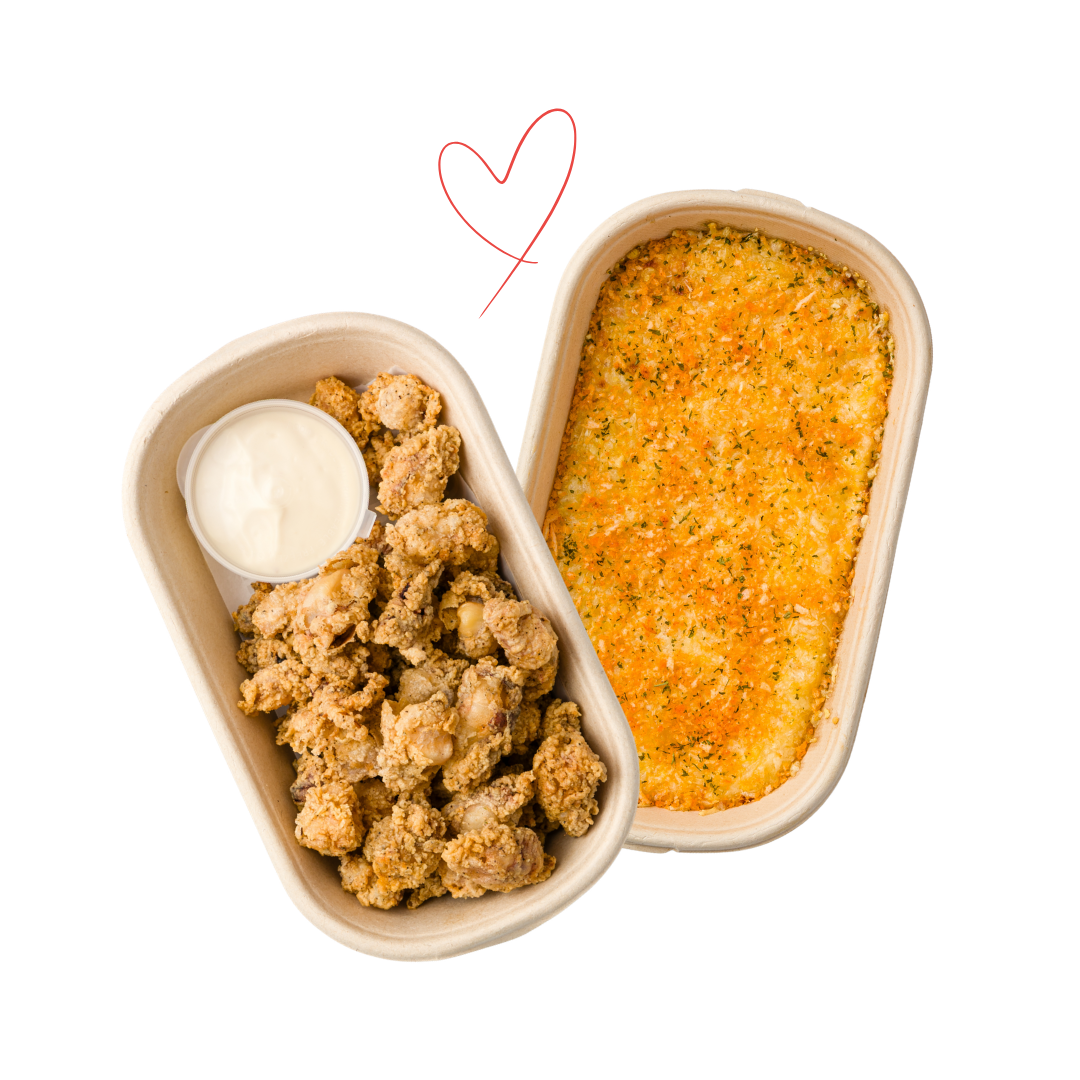 Better Together: Lobster Mac & Cheese + Chipirones Fritos