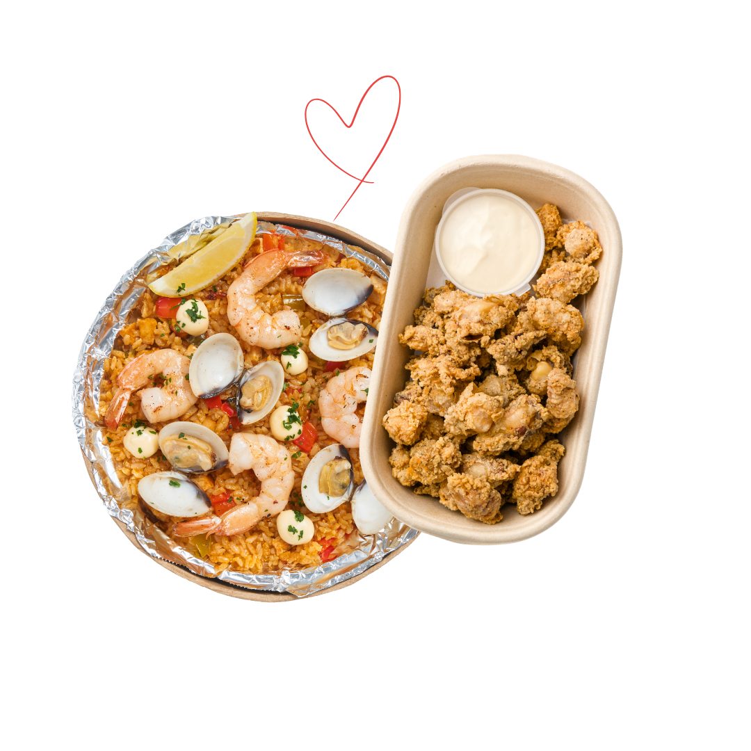 Better Together: Paella Mixta + Chipirones Fritos