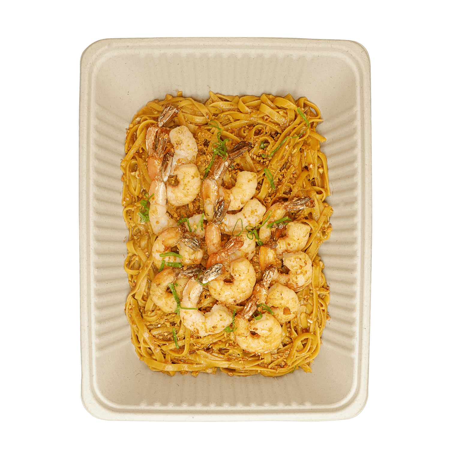 Garlic Noodles with Jumbo Shrimp - Pacific Bay Eats