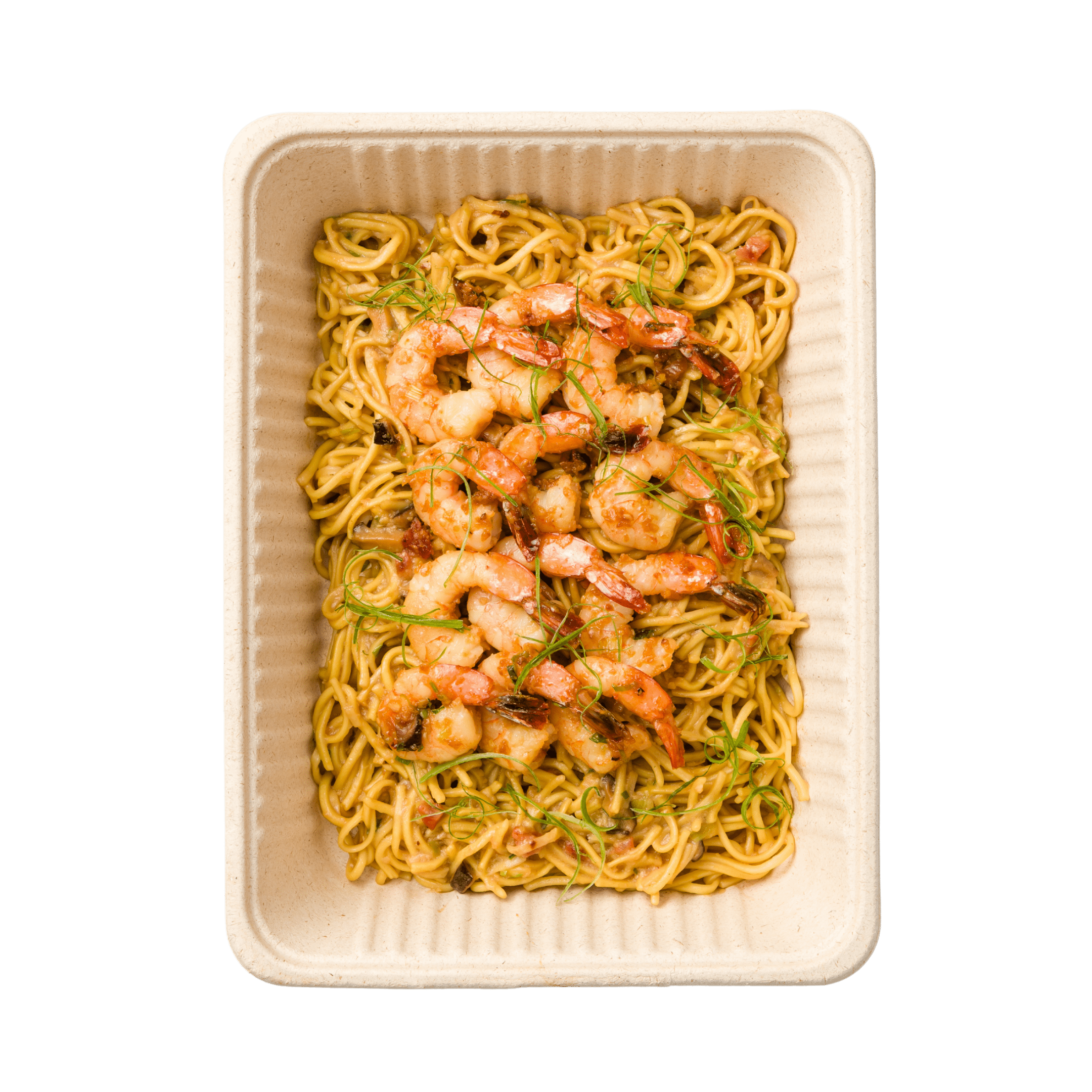 Garlic Noodles with Jumbo Shrimp (Party) - Pacific Bay Eats