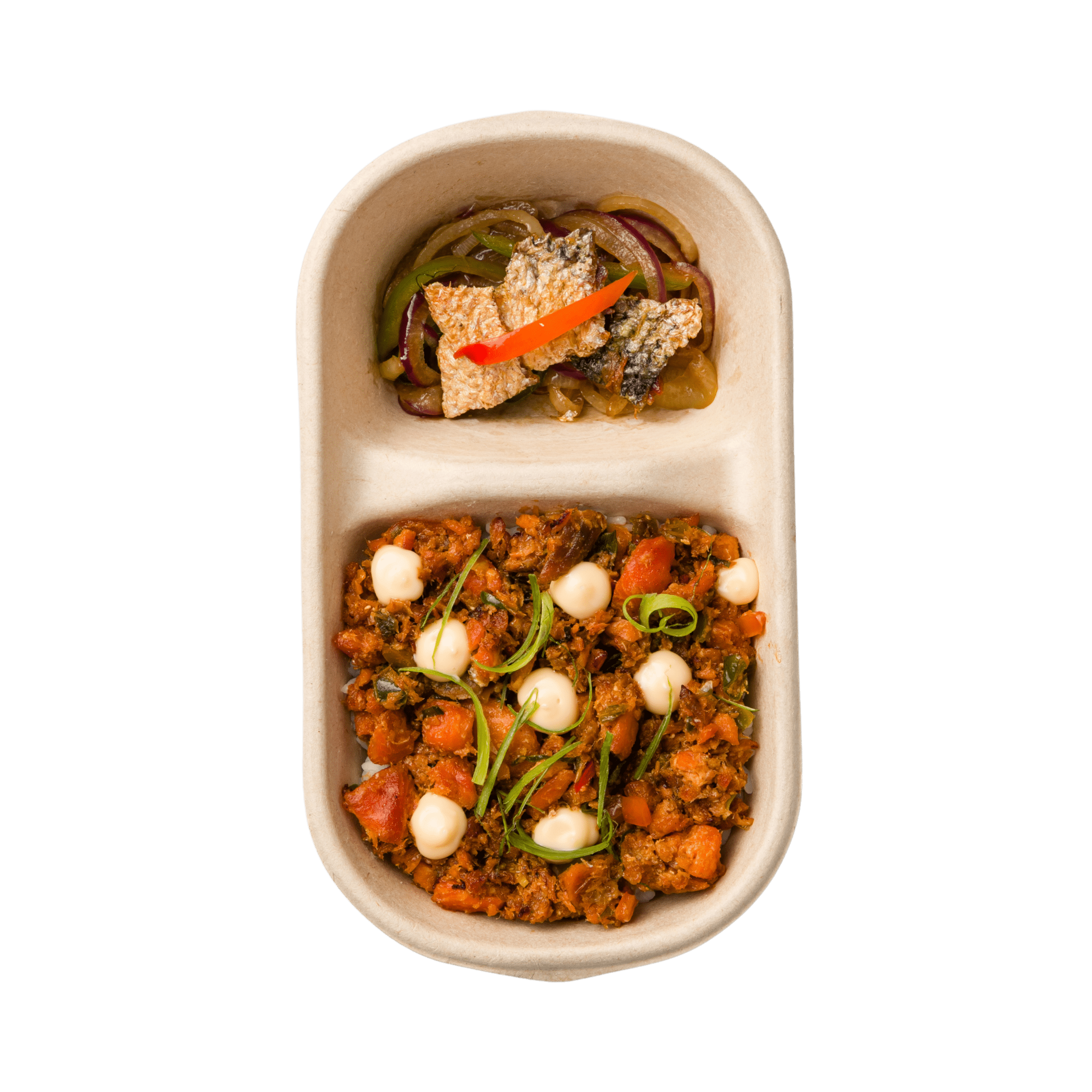 Salmon Sisig Mealbox - Pacific Bay Eats