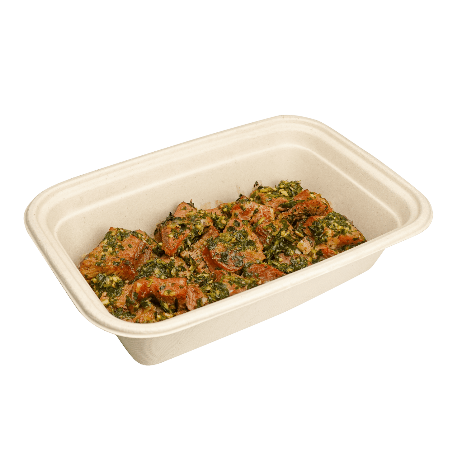 Steak with Chimichurri over Spanish rice - Pacific Bay Eats