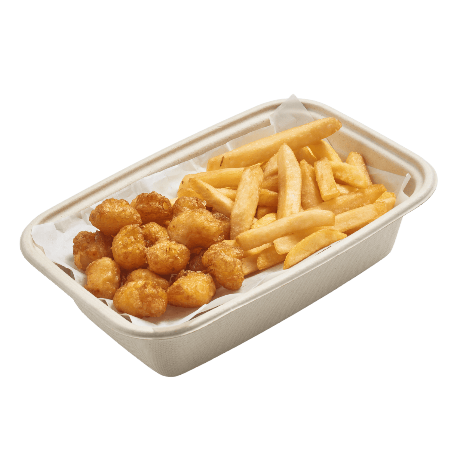 Beer Battered Bay Scallops and Chips - Pacific Bay Eats