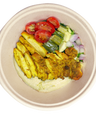 Chicken Shawarma with Mediterranean Salad