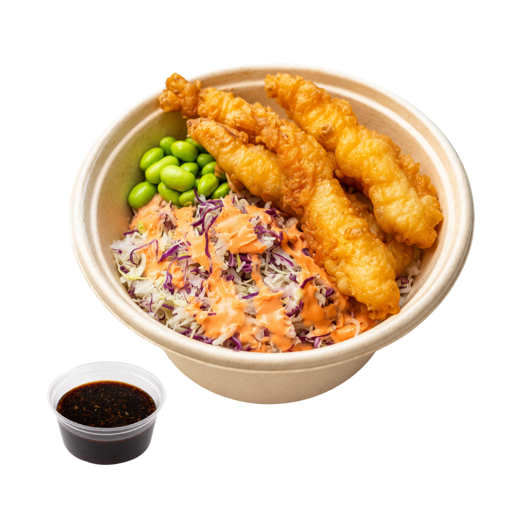 Shrimp Tempura Rice Bowl