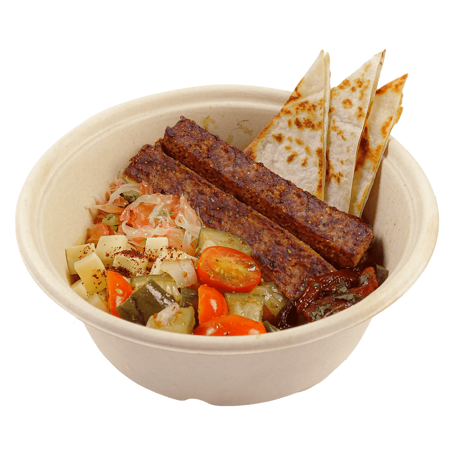 Beef Kofta with Mediterranean Rice - Pacific Bay Eats