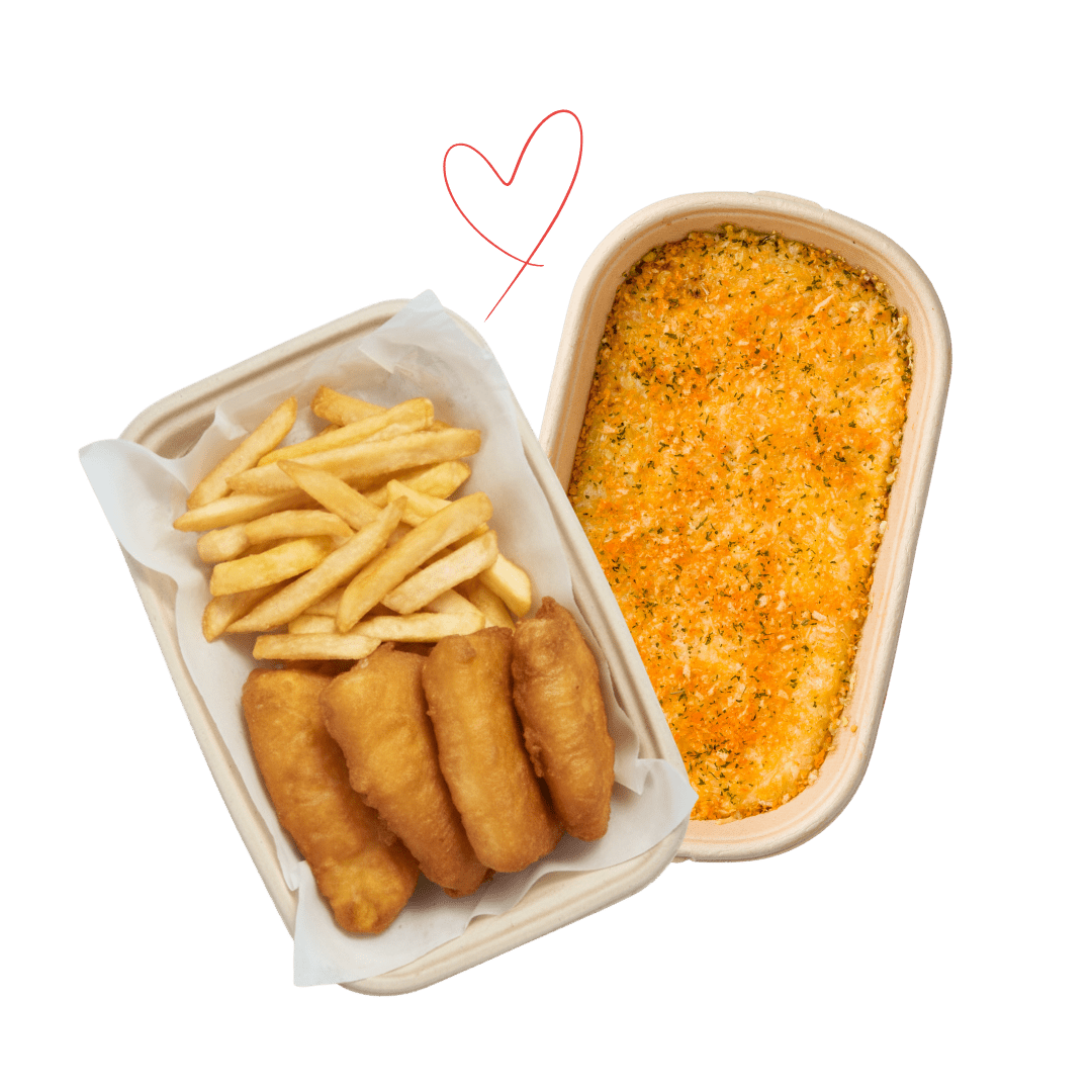 Better Together: Lobster Mac & Cheese + Beer - Battered Halibut - Pacific Bay Eats