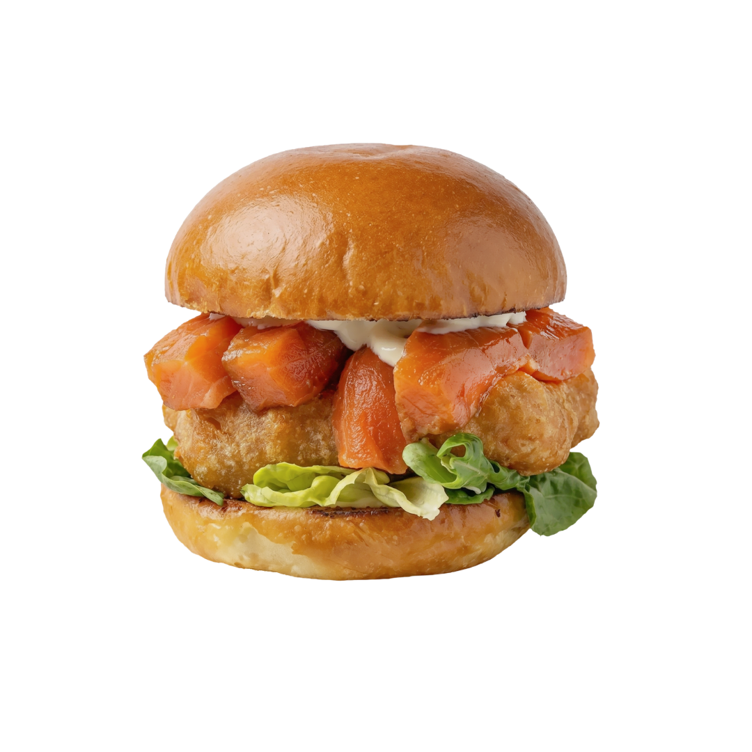 Better Together: Pacific Bay Fish Sandwich + Solo Salmon Sashimi - Pacific Bay Eats