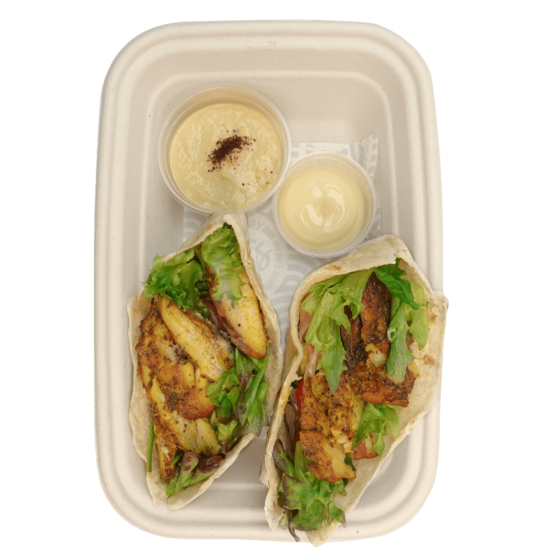 Chicken Shawarma in Pita Pocket - Pacific Bay Eats