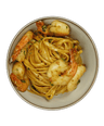 Garlic Noodles with Jumbo Shrimp - Pacific Bay Eats