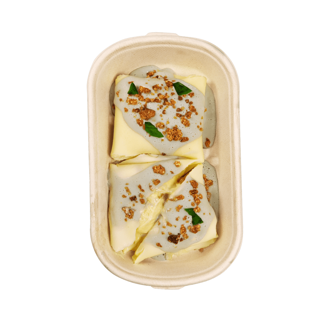 Peach Mango Crepe - Pacific Bay Eats