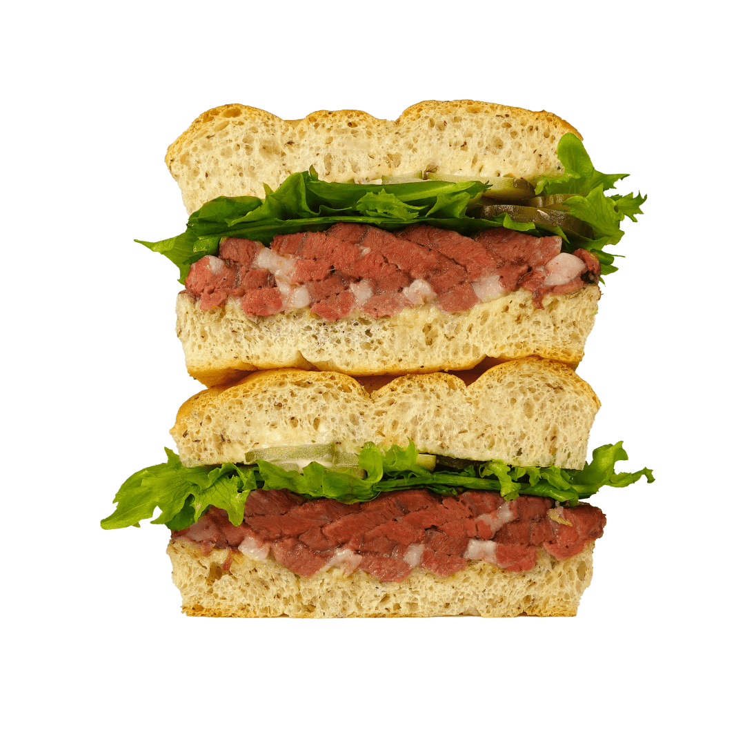 Roast Beef in Focaccia - Pacific Bay Eats