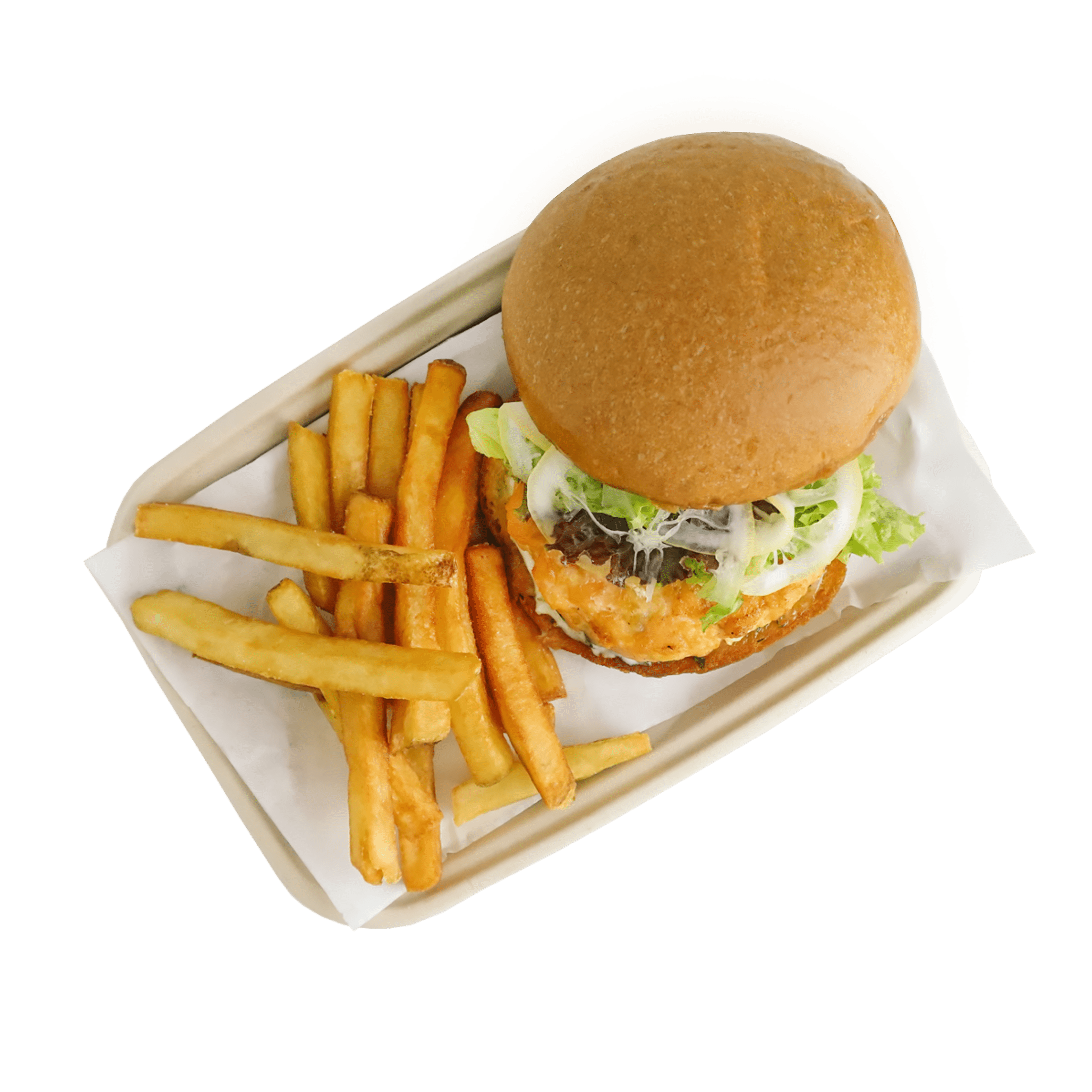 Salmon Burger - Pacific Bay Eats