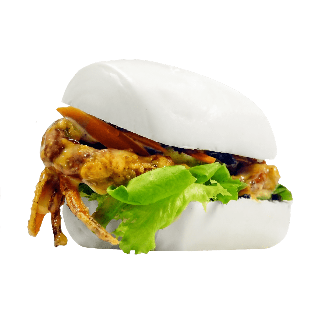 Softshell Crab Mantou - Pacific Bay Eats