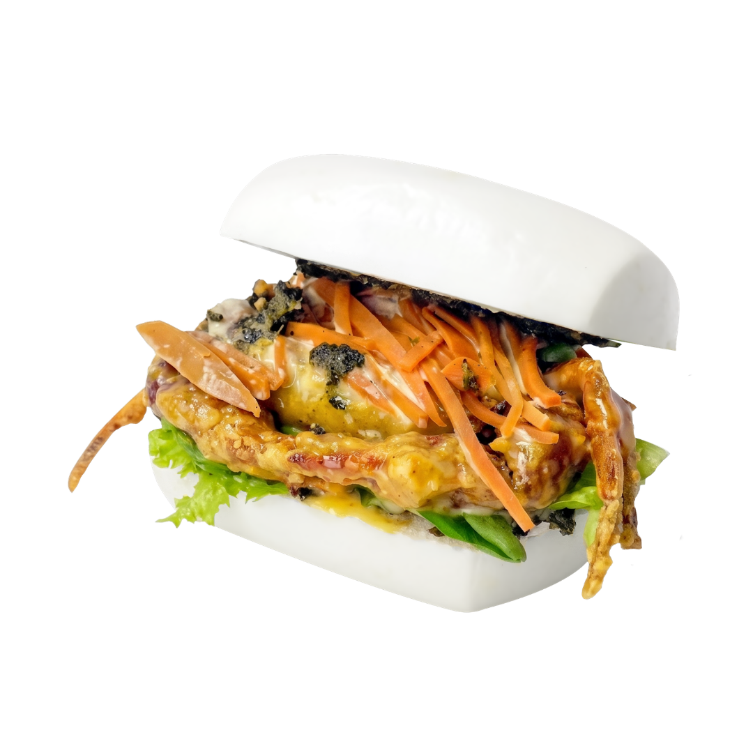 Softshell Crab Mantou - Pacific Bay Eats