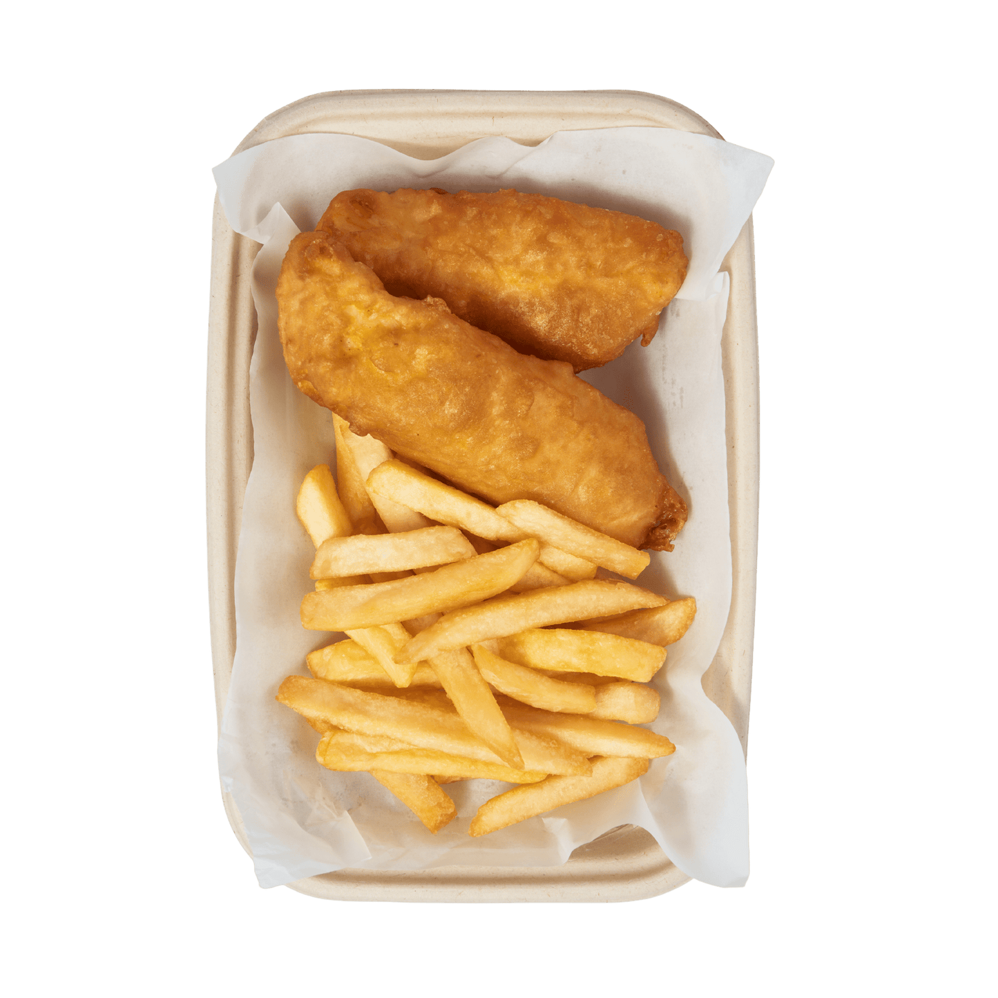 Beer Battered Atlantic Cod & Chips - Pacific Bay Eats