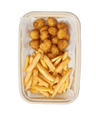 Beer Battered Bay Scallops and Chips - Pacific Bay Eats