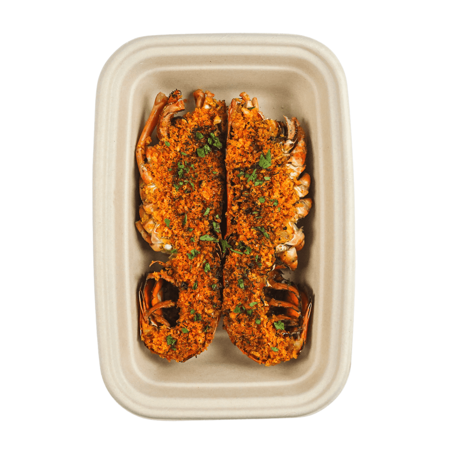 Crumbed Whole Maine Lobster - Pacific Bay Eats
