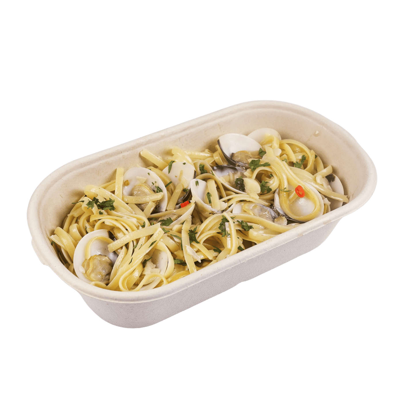 Linguine alle Vongole (Clam Pasta) - Pacific Bay Eats